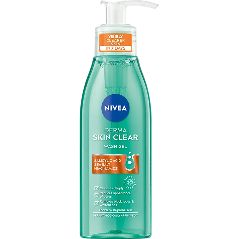 NIVEADerma Skin Clear Wash Gel 150 ml Paras Hinta