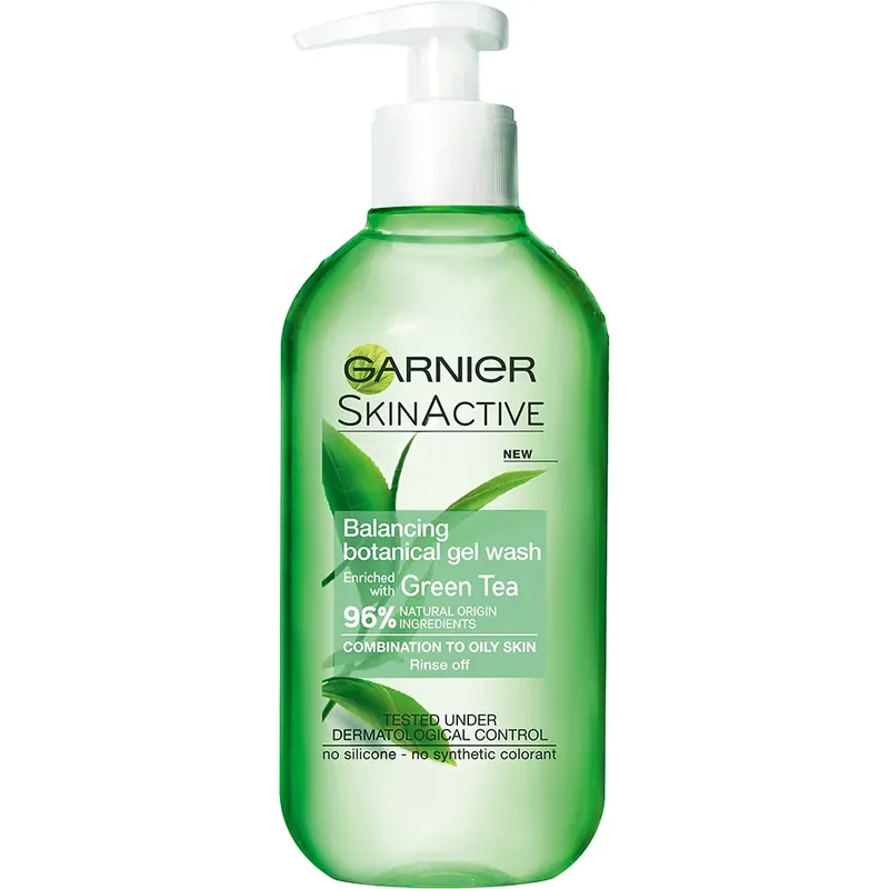 Ajankohtainen GarnierSkin Active Balancing Botanical Gel WashCombination & Oily Skin 200 ml