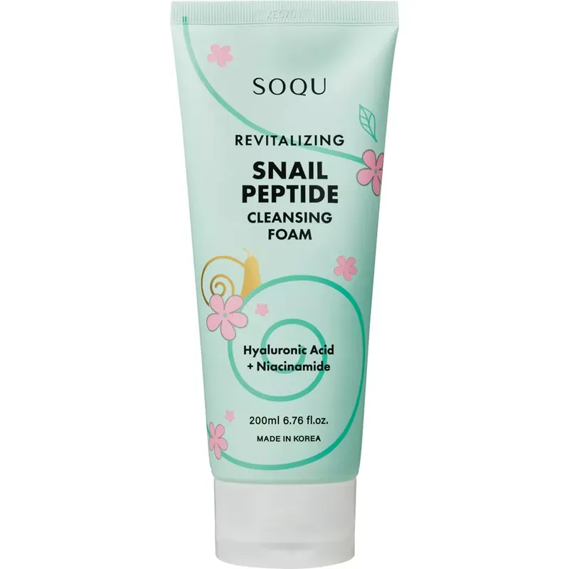 Eniten Myyty SOQUSnail Peptide Cleansing Foam 200 ml