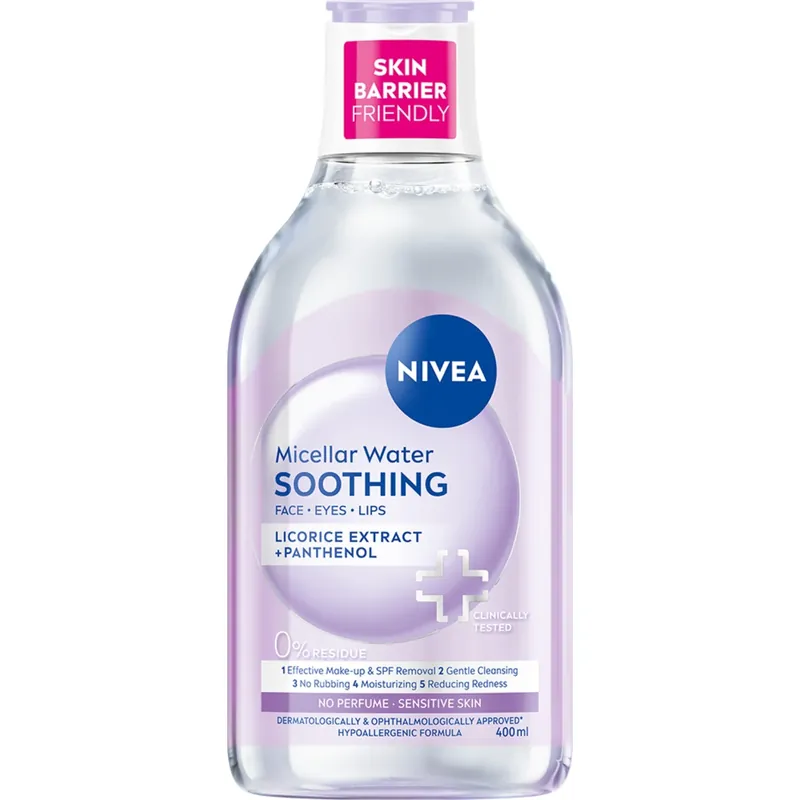 NIVEAMicellar Water Soothing 400 ml Uusi Kokoelma