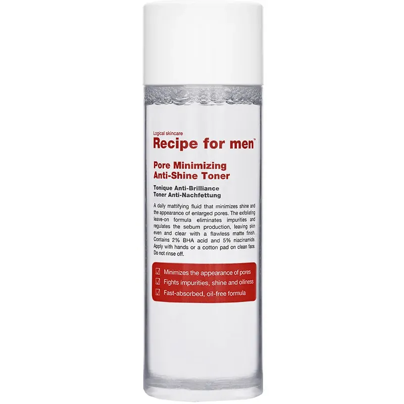 Pakollinen (Must-Have) Recipe for menPore Minimizing Anti-Shine Toner 100 ml