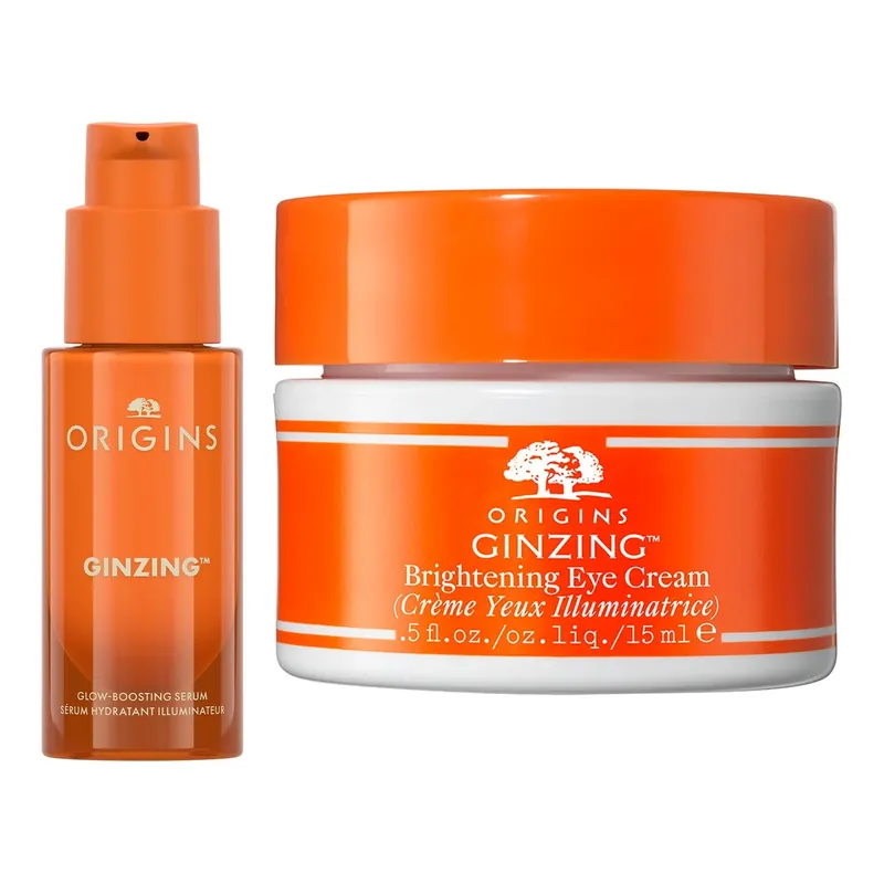 OriginsRadiant Glow Eye & Serum SetBrightening Serum 30 ml & Eye Cream 15 ml 45 ml Osta Nyt