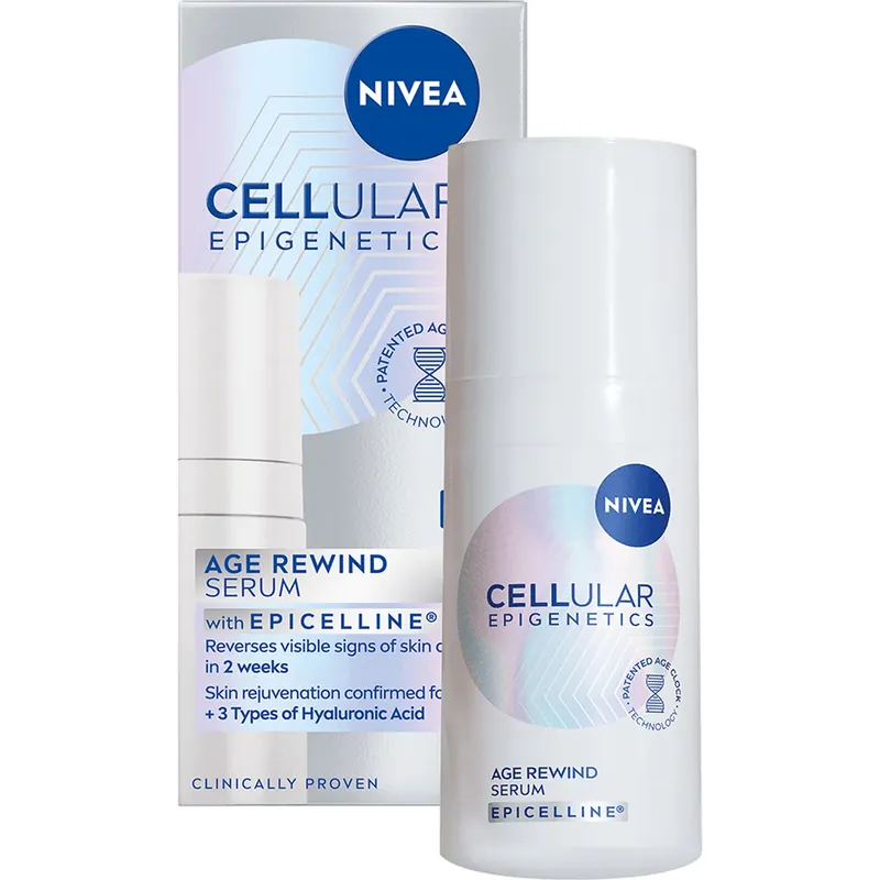 Kausialennus NIVEASerum Cellular Epigenetics Age Rewind Epicelline 15 ml