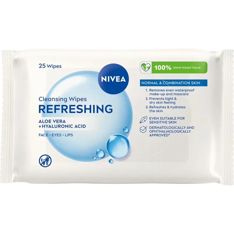 Osta Tänään NIVEARefreshing Cleansing Wipes25 pcs 25 pcs