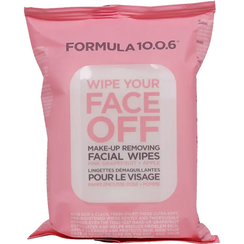 Wipe Your Face OffMake-Up Removing Facial Wipes 25 Pcs Edullinen Hinta