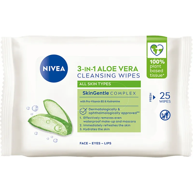 Löytö NIVEANaturally Good Wipes 25 pcs