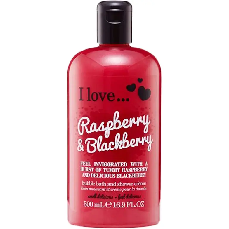 I LoveRaspberry & BlackberryBubble Bath & Shower Créme 500 ml Halpa
