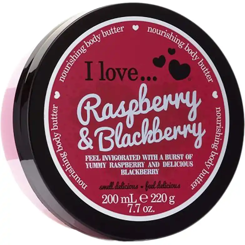 I LoveRaspberry & BlackberryNourishing Body Butter 200 ml Ilmainen Palautus