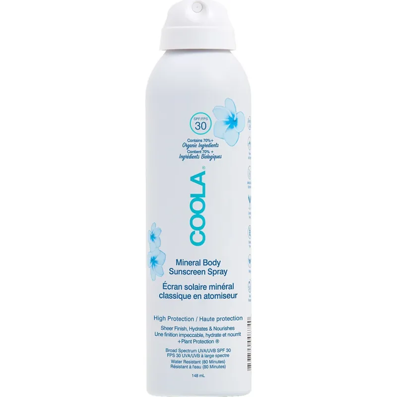 Edullinen COOLAMineral Body Spray Fragrance Free SPF 30 148 ml