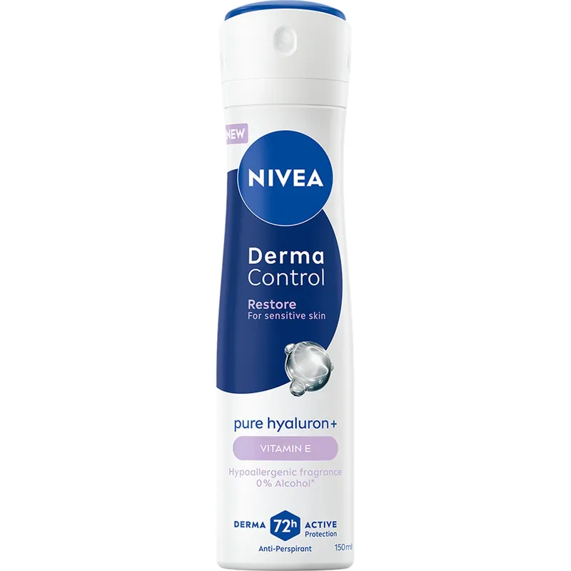 Tilaa Nyt NIVEAAntiperspirant Deo Spray Derma Control Restore Sensitive 150 ml