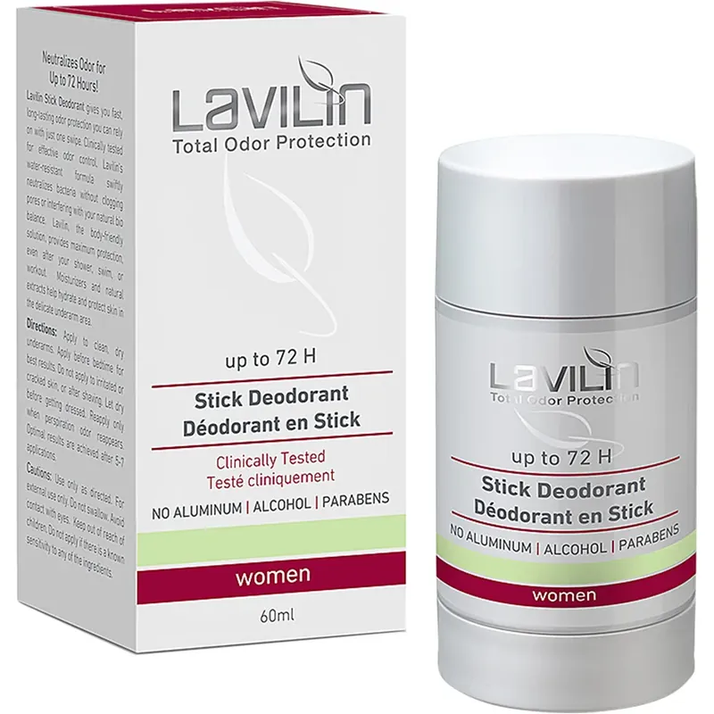 Lavilin72 h Deodorant Stick For WomenWith Probiotics 60 ml Sertifioitu
