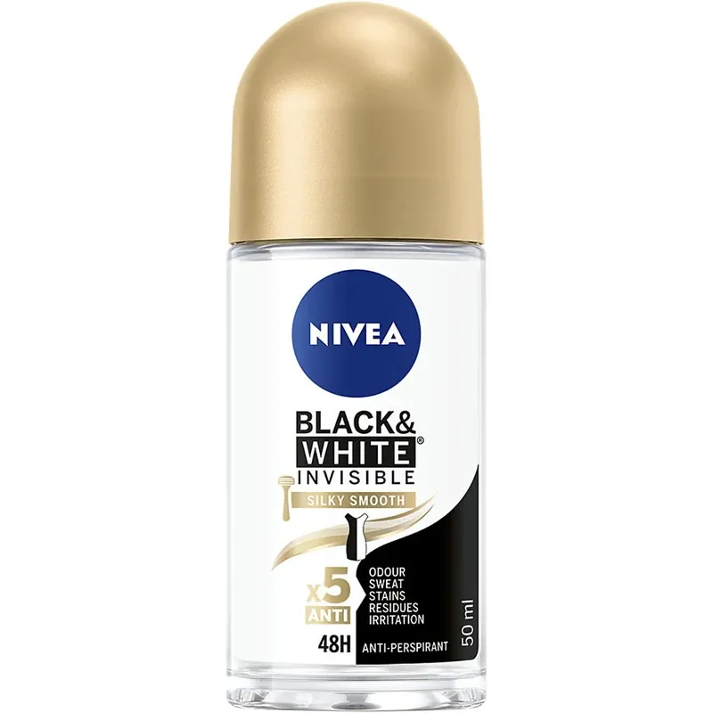 Superhinta NIVEADeo Rollon Black & White Silky Smooth 50 ml