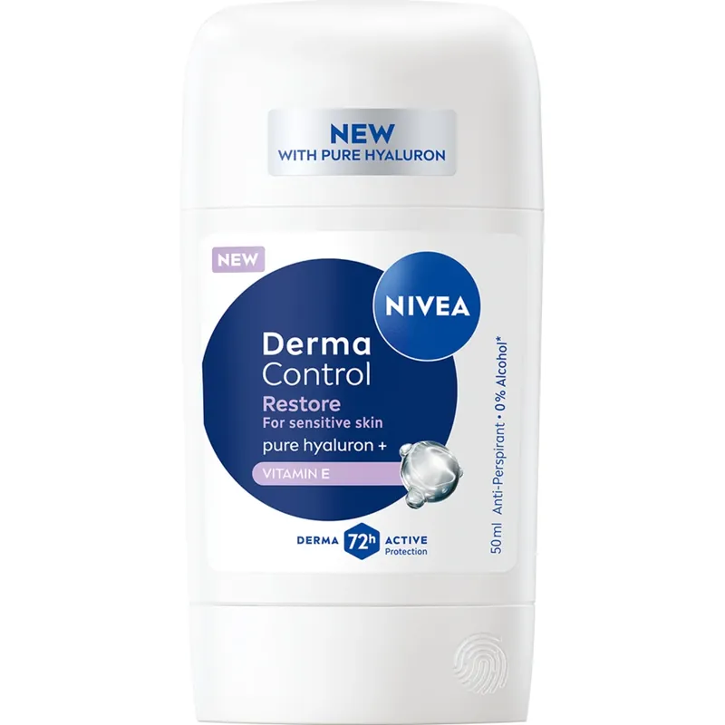 NIVEAAntiperspirant Deo Stick Derma Control Restore Sensitive 50 ml Eniten Myyty