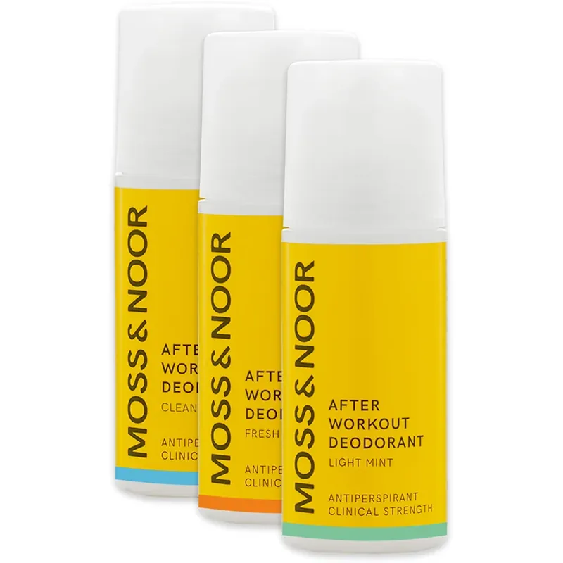 Moss & NoorAfter Workout DeodorantMixed 3 pack 180 ml Osta Verkossa
