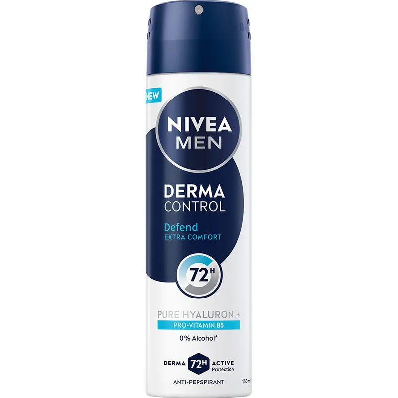 Suoraan Valmistajalta NIVEAAntiperspirant Deo Spray Derma Control Defend 150 ml