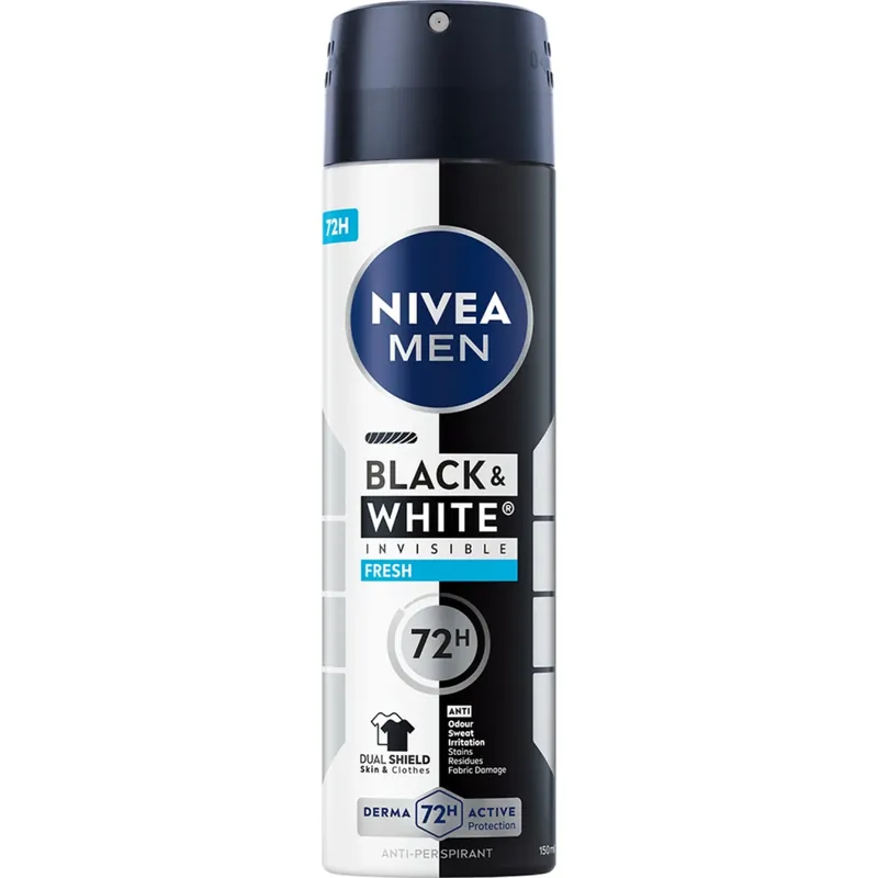 NIVEAMEN Black & White Fresh Spray 150 ml Tarjous