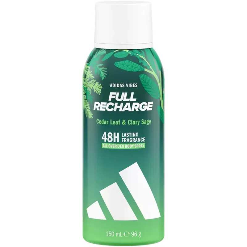 Eniten Myyty AdidasVibes Full Recharge Deo Spray 150 ml