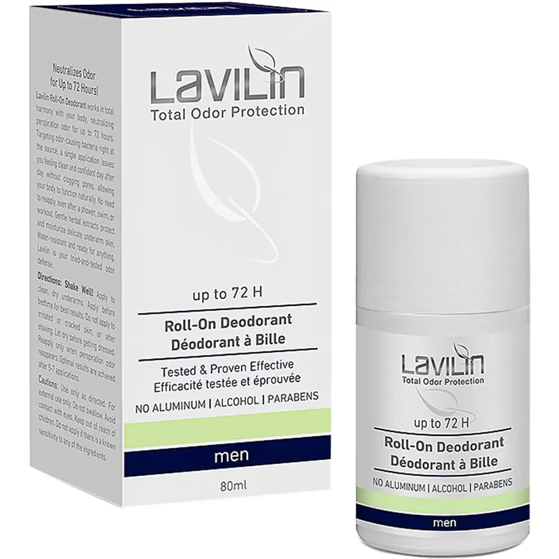 Heti Saatavilla Lavilin72 h Deodorant Roll-on For MenWith Probiotics 80 ml