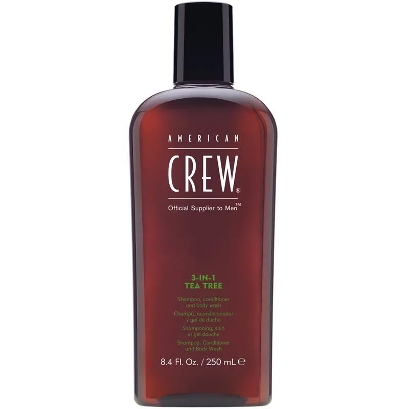 Paras Hinta American Crew3-in-1 Tea TreeShampoo, Conditioner & Body Wash 450 ml