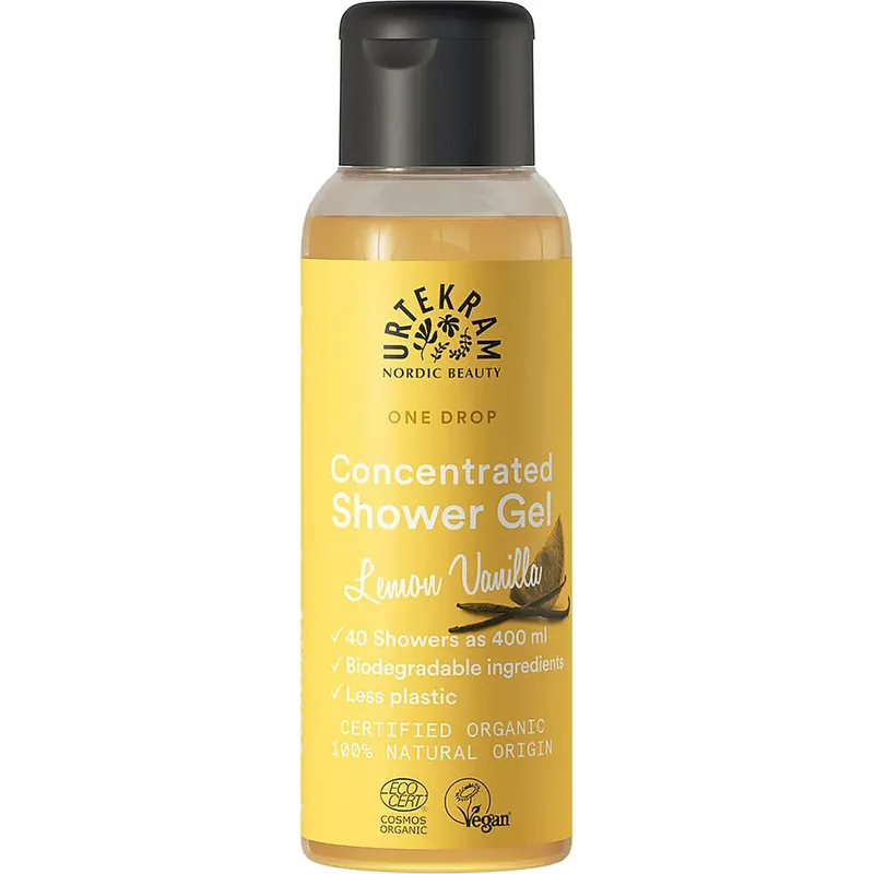 Poisto UrtekramConcentrated Shower GelLemon Vanilla 100 ml