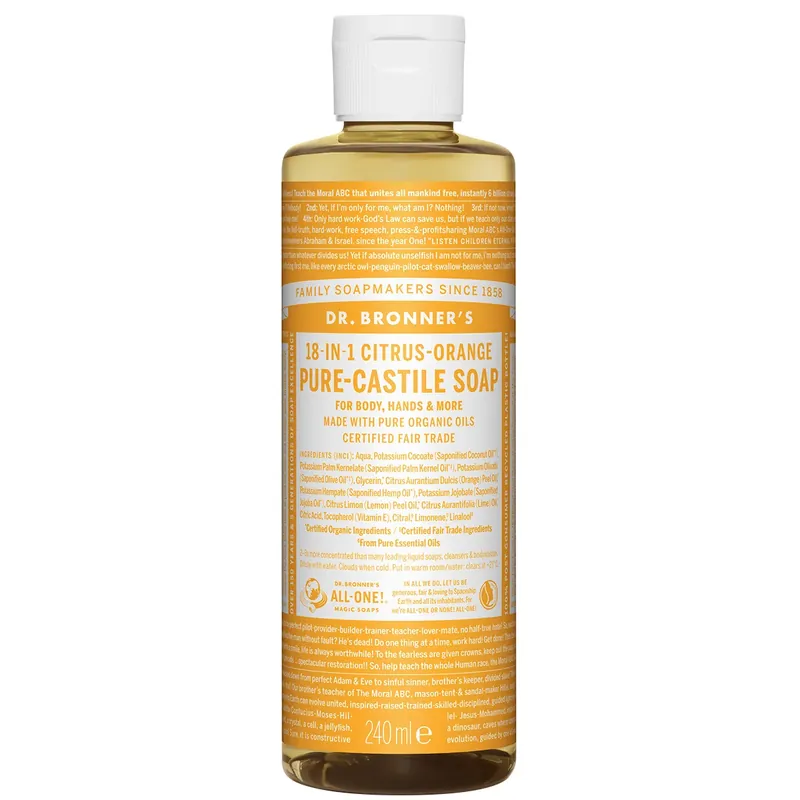 Dr. Bronner‘sMagic Soaps Citrus-Orange 240 ml Alkuperäinen