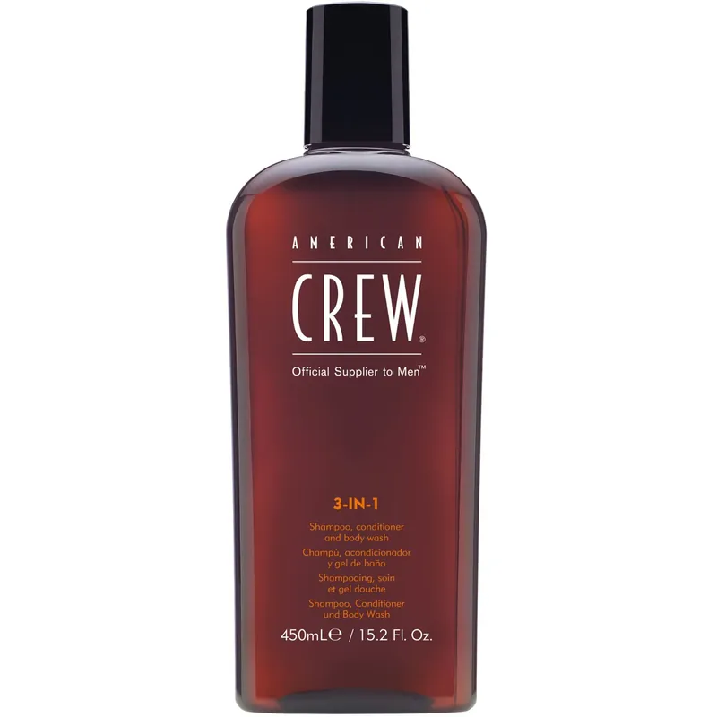 Viimeinen Mahdollisuus American Crew3-In-1Shampoo, Cond. Body Wash 450 ml