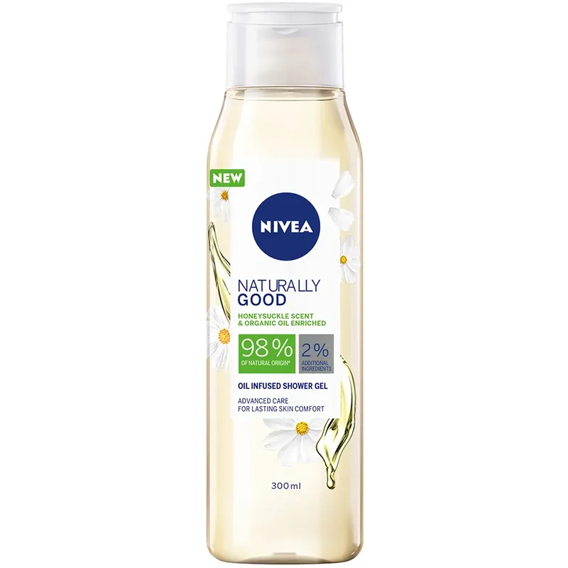 NIVEANaturally Good Honey Suckle Shower 300 ml Päivän Tarjous