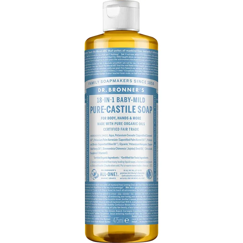 Uusi Kokoelma Dr. Bronner‘sMagic Soaps Baby Mild 475 ml