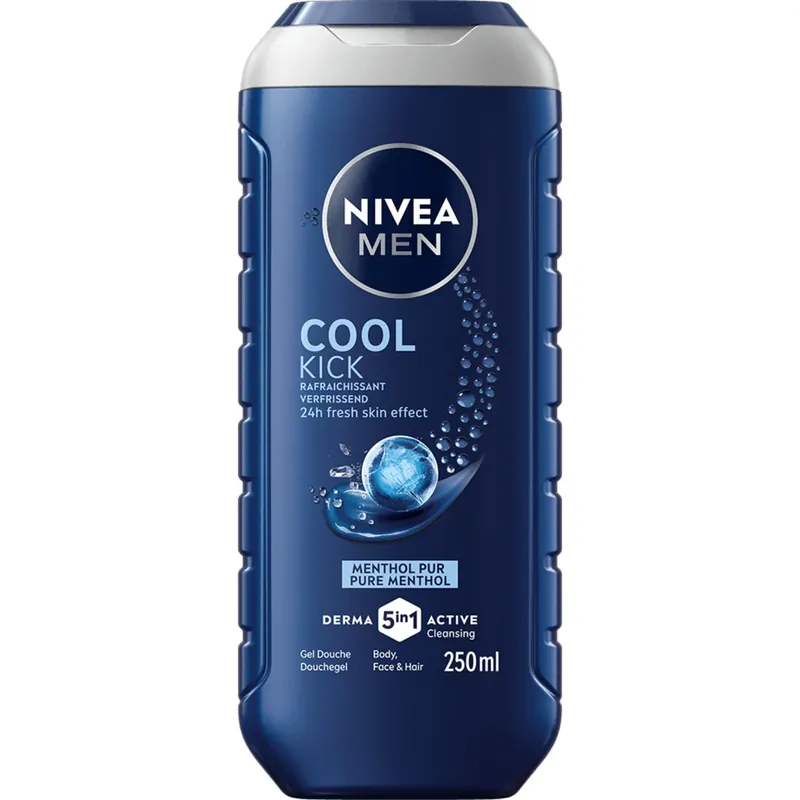 Edullinen NIVEAMen Cool Kick Shower Gel 250 ml