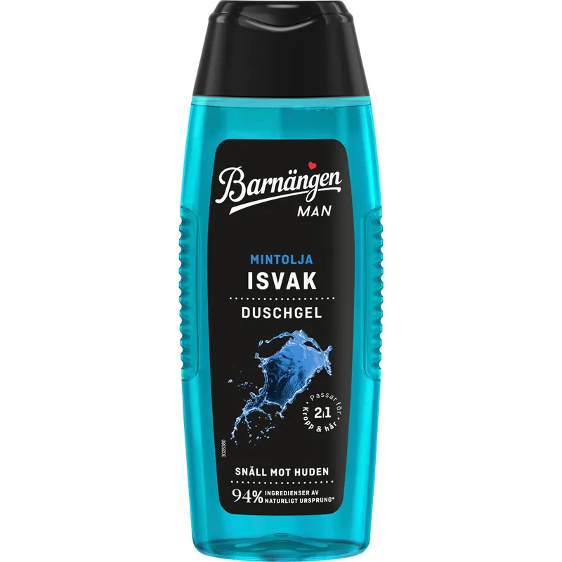 BarnängenMEN Shower GelMintolja Isvak 250 ml Löytö