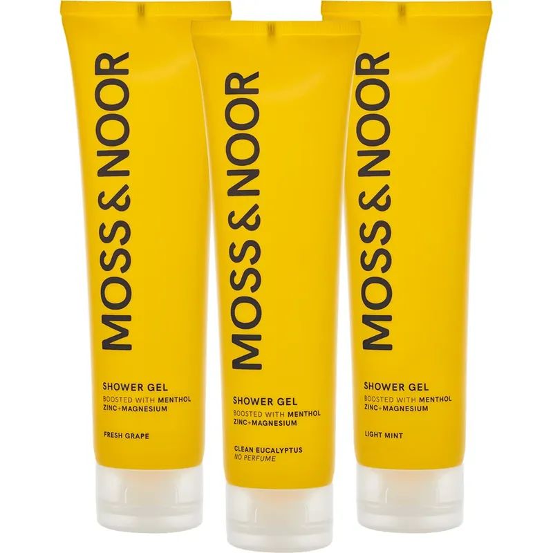 Moss & NoorAfter Workout Shower GelMixed 3 pack 450 ml Lähetetään Heti