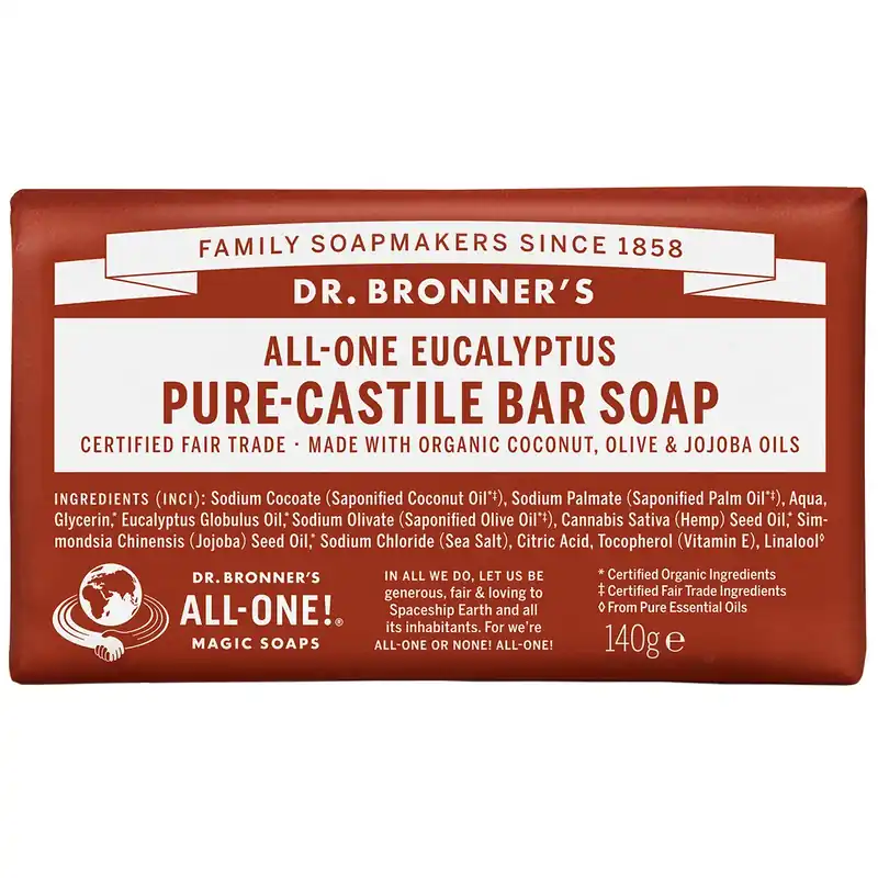 Pakollinen (Must-Have) Dr. Bronner‘sMagic Soaps All-One Hemp Eucalyptus 140 g