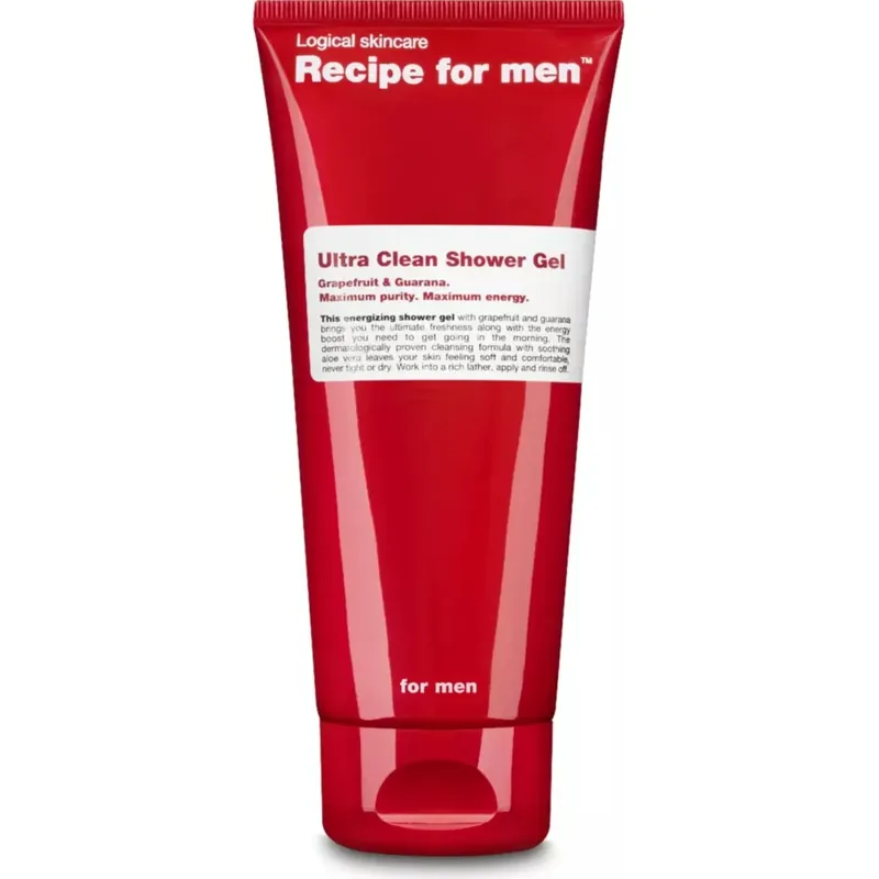 Alennettu Recipe for menUltra Clean Shower GelShower Gel G. Grapefruit
