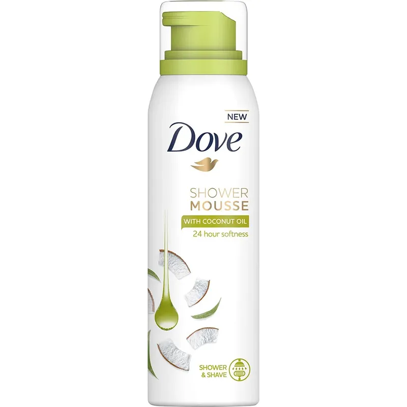 DoveShower Mousse Coconut Oil 200 ml Alennus
