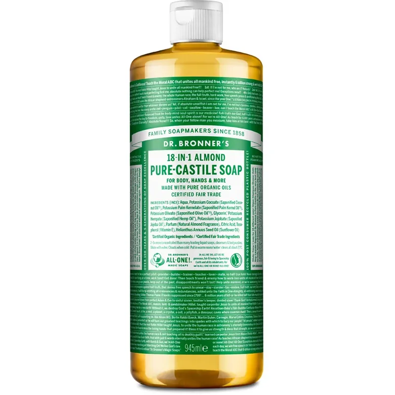 Alennettu Hinta Dr. Bronner‘sPure Castile Liquid Soap Almond 945 ml