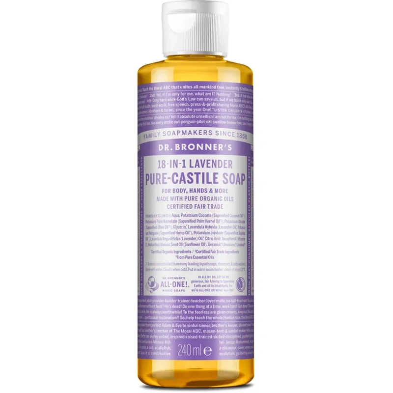 Dr. Bronner‘sPure Castile Liquid SoapLavender 240 ml Vain Tänään