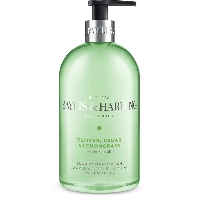 Pakollinen (Must-Have) Baylis & HardingAnti Bacterial Hand WashVetiver, Cedar & Lemongrass 500 ml