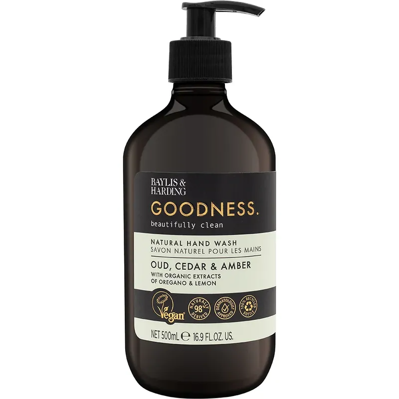 Baylis & HardingGoodness Hand WashOud, Cedar & Amber 500 ml Suoraan Valmistajalta