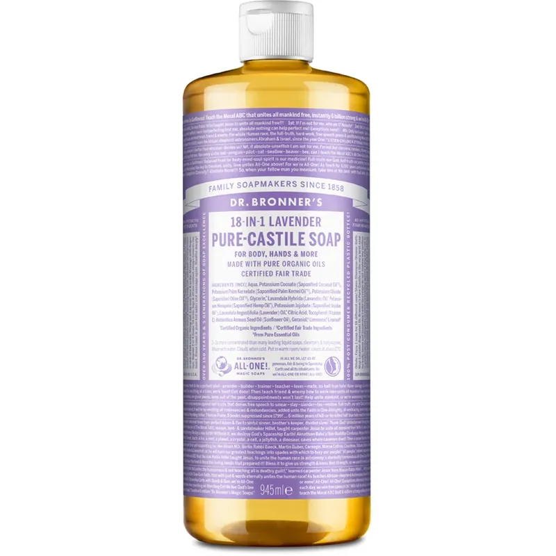 Löytö Dr. Bronner‘sPure Castile Liquid Soap Lavender 945 ml