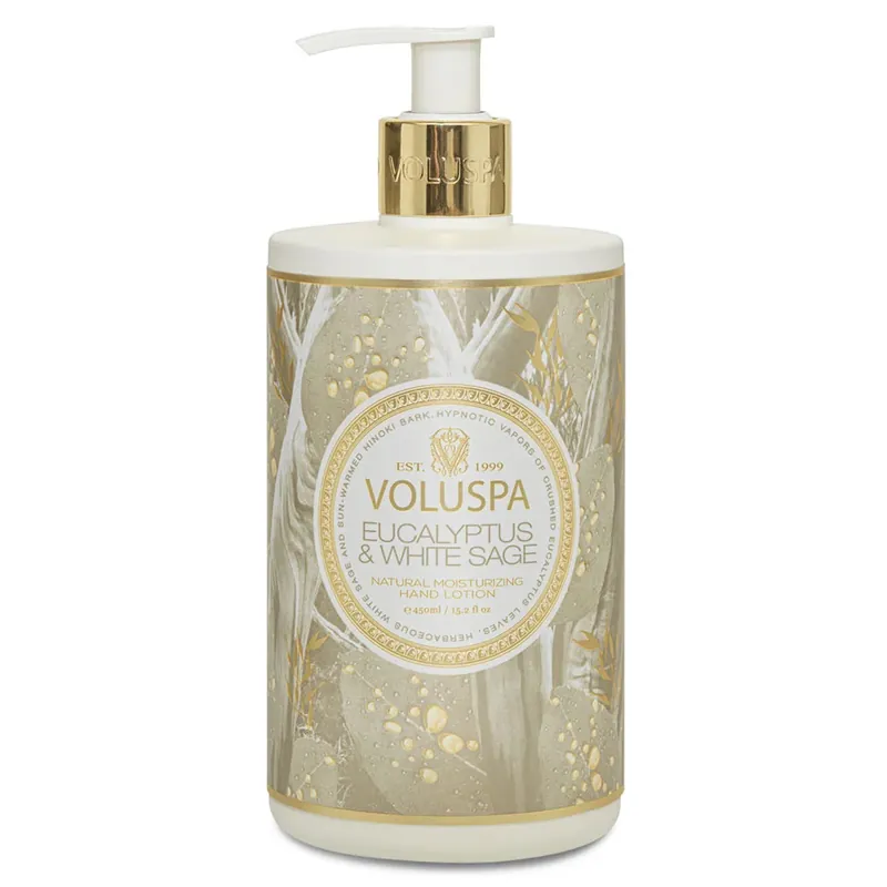 VoluspaHand Lotion Eucalyptus & White Sage 450 ml Flash-Tarjous