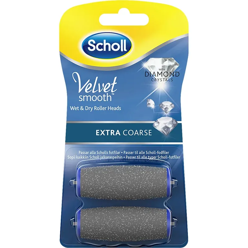 SchollVelvet Smooth Refill DiamondExtra Coarse 2Pcs Poisto