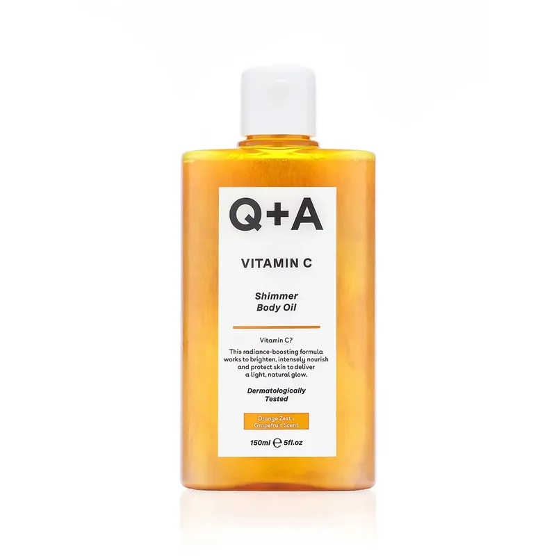 Q+AVitamin C Shimmer Body Oil 150 ml Uusi Kokoelma