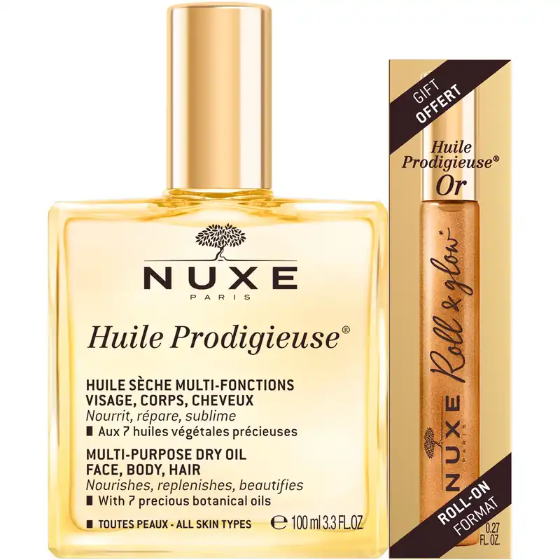 NuxeHuile Prodigieuse Multipurpose Dry Oil & Roll-OnLimited Edition 108 ml Viikonlopputarjous
