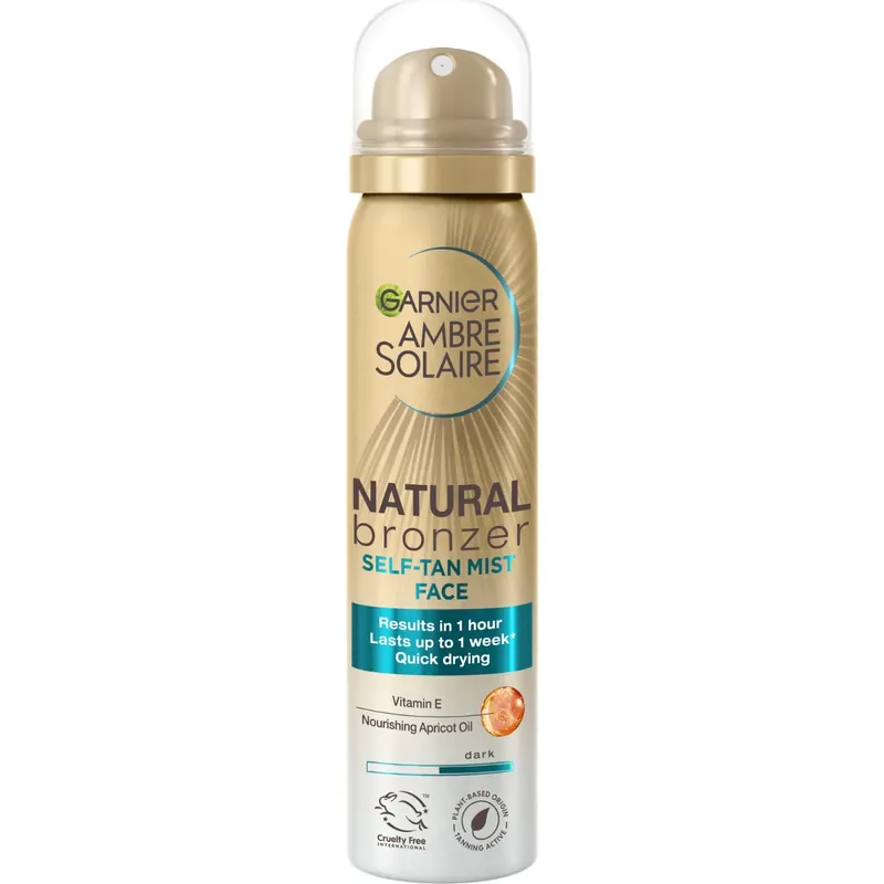 GarnierAmbre Solaire Natural Bronzer Self tan MistFace 75 ml Paras Hinta