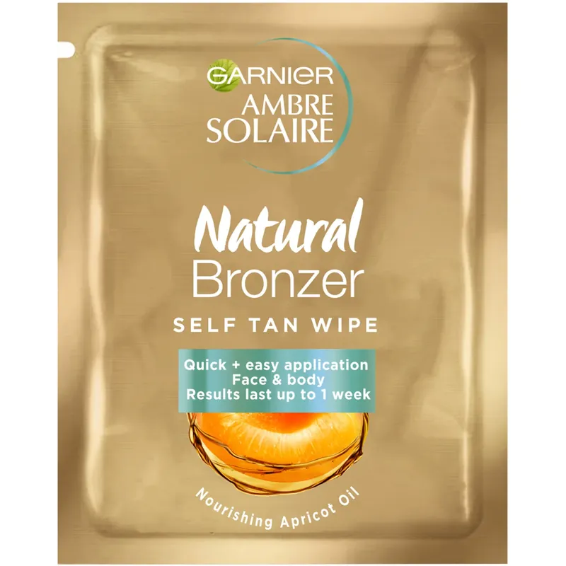 Flash-Tarjous GarnierAmbre SolarieNatural Bronzer Wipes 5.6 ml