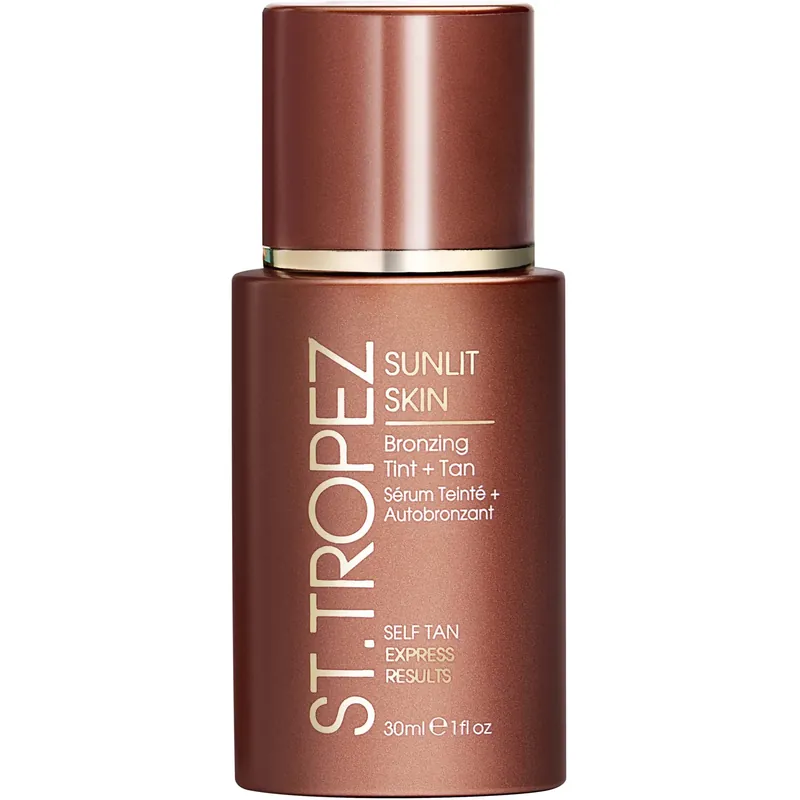 Nopea Toimitus St.TropezSelf Tan Express Sunlit Skin Bronzing Tint + Tan 30 ml