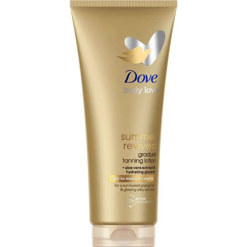 Viikonlopputarjous DoveDermaSpaSummer Revived Lotion Fair 200 ml