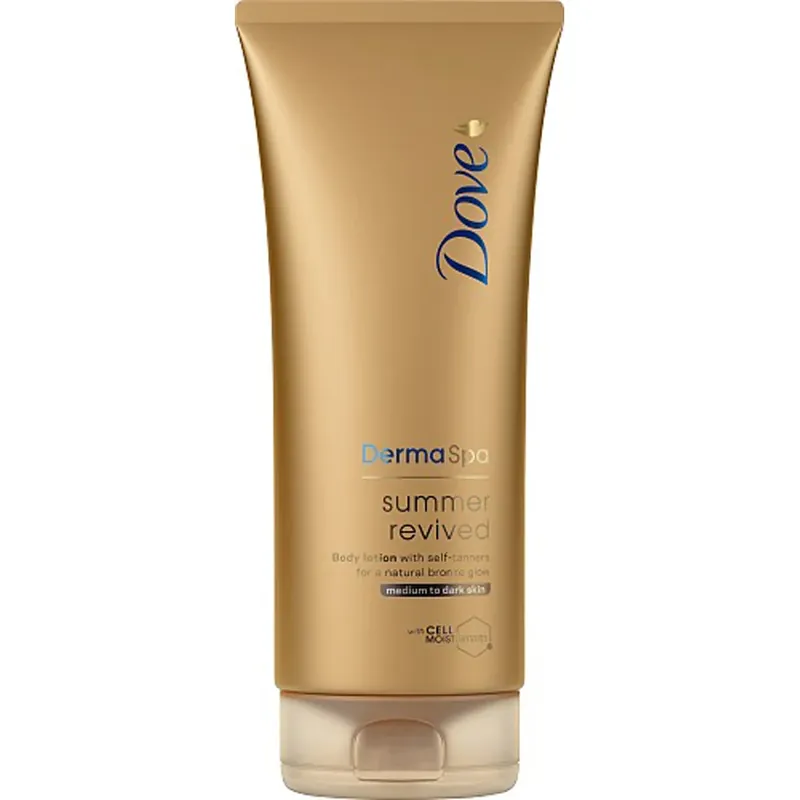 Osta Verkossa DoveDermaSpaSummer Revived Lotion Dark 200 ml