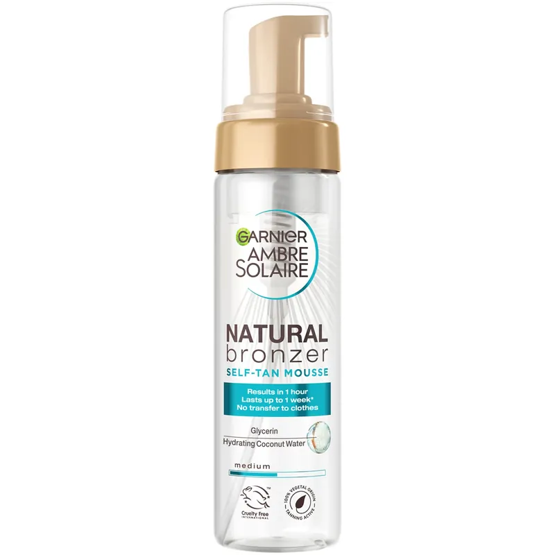 GarnierAmbre Solaire Natural BronzerSelf Tan Mousse 200 ml Osta Verkossa