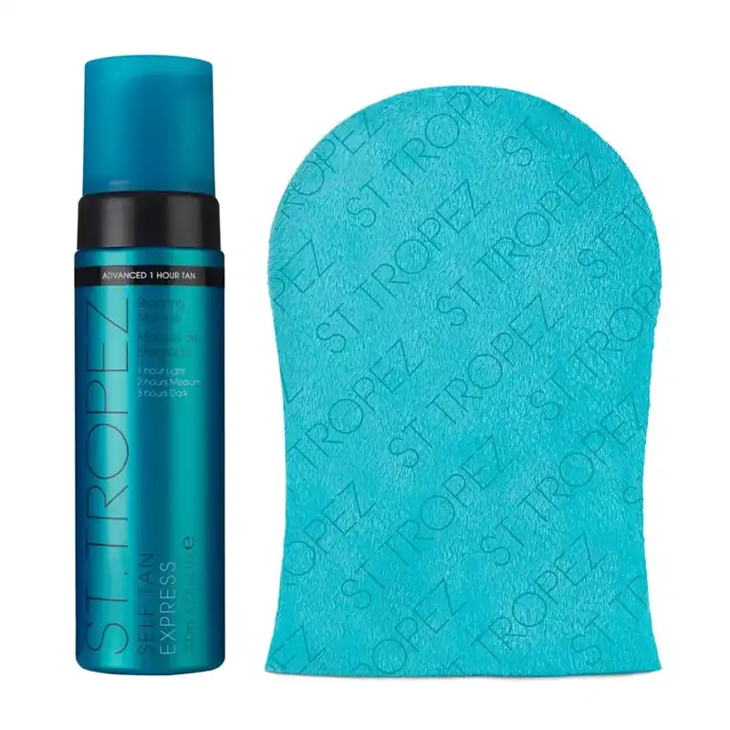 Tarjous St.TropezSelf Tan Mousse & MittBronzing Mousse 200 ml + Mitt